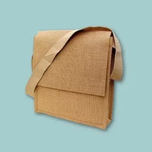 Jute Messenger Bag