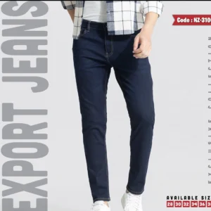 MEN"s PREMIUM EXPORT DENIM PANT - NAVY BLUE