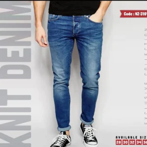 MEN"s PREMIUM EXPORT DENIM PANT - BLUE