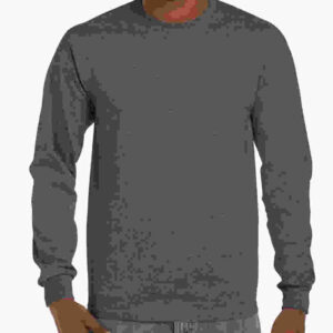 Ultra Cotton Long Sleeve Tee - Dark Heather