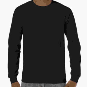 Heavy Cotton Adult Long Sleeve T-Shirt - Black