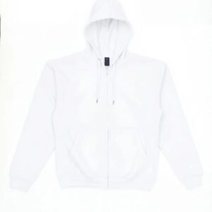 Unisex Jarvis Zip Hood - White