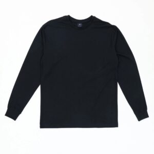 Unisex Hawkins Long Sleeve Tee - Black