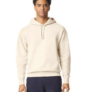 Adult Lightweight Hooded Sweatshirt - Ivory