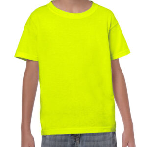 Heavy Cotton Youth T-Shirt - Safety Green