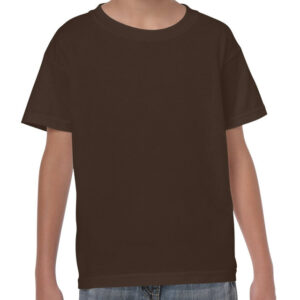 Heavy Cotton Youth T-Shirt - Dark Chocolate